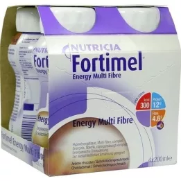FORTIMEL Energetska multifibre čokoladni okus, 4x200 ml