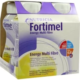 FORTIMEL Energetska multifibre Vanillge Okus, 4x200 ml