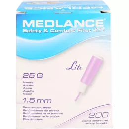 MEDLANCE Plus Lite Security Lancets 25 G, 200 ST