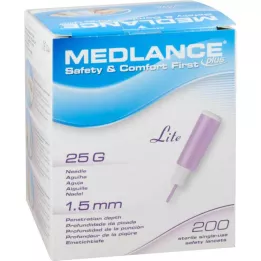 MEDLANCE plus Lite sigurnosne lancete 25 G, 200 kom