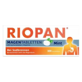RIOPAN Magen Tabletten Mint 800 mg tablete za žvakanje, 100 kom