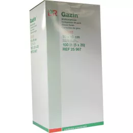 GAZIN Gaza komp.10x10 cm sterilna 12-slojna, 5X20 kom