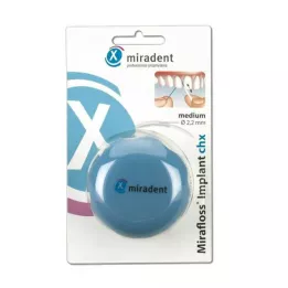 MIRADENT Zubni flos implantat Miraflos CHX medij, 50x15 cm