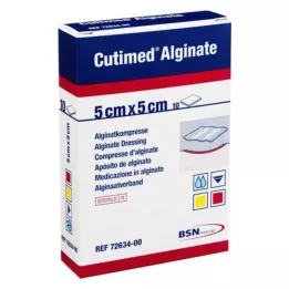 CUTIMED Alginat Alginatne komprese 5x5 cm, 10 kom