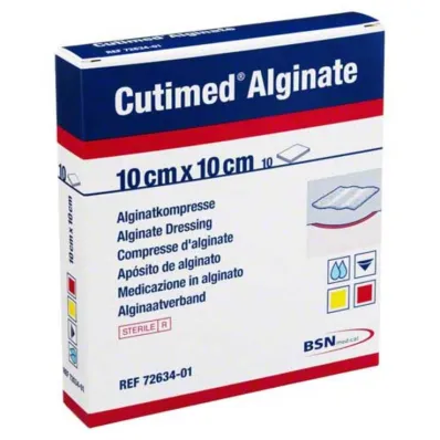 Cutimed Alginat Alginatne komprese 10x10cm, 10 kom