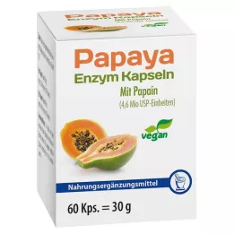 PAPAYA ENZYM Kapsule, 60 ST