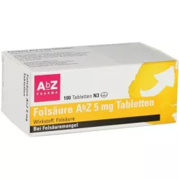 FOLSÄURE Abbey 5 mg tablete, 100 ST