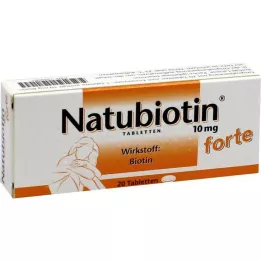 NATUBIOTIN 10 mg forte tablete, 20 sati