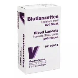 BLUTLANZETTEN Metalni jednostavni, 200 kom