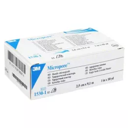 MICROPORE vliespfl.2.5 cmx9.1 m bijela 1530-1, 12 sati