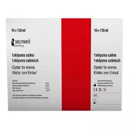 KLYSMA 1x fiziološka otopina, 10X135 ml