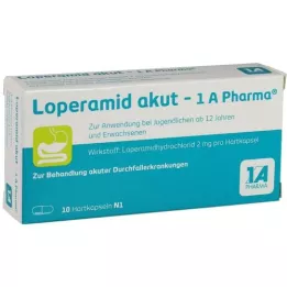 LOPERAMID Akut-1a Pharma tvrde kapsule, 10 ST