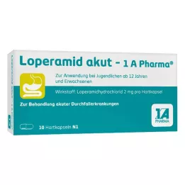 LOPERAMID akut-1A Pharma kapsule tvrde, 10 kom