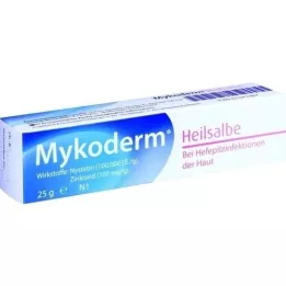 MYKODERM Zacjeljivanje masti Nystatin i cink oksid, 25 g