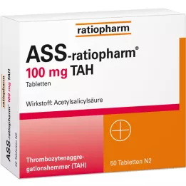 ASS-ratiopharm 100 mg TAH tablete, 50 kom