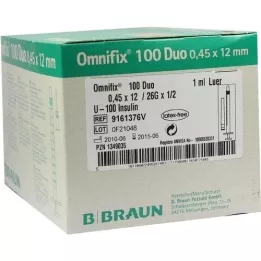 OMNIFIX duo 100 inzulinspr.1 ml, 100x1 ml