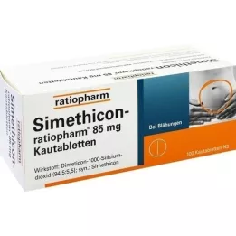 Simethicon-ratiopharm 85 mg tableta žvakanja, 100 ST