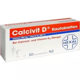 CALCIVIT D tablete za žvakanje, 50 sati