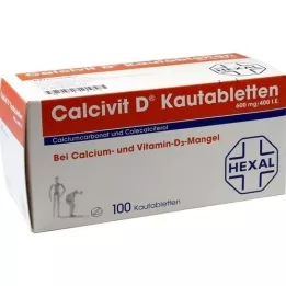 CALCIVIT D tablete za žvakanje, 100 ST