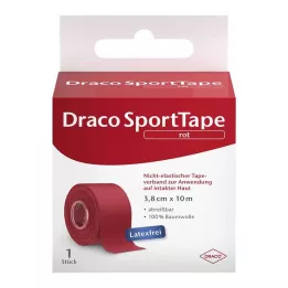 DRACO TAPEVERBAND 3,8 cmx10 m crvena, 1 kom
