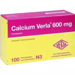 CALCIUM VERLA 600 mg tablete prekrivenih filmom, 100 ST