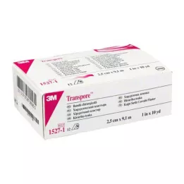 TRANSPORE 2,5 cmx9,1 m gips, 12 kom