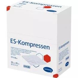 ES-KOMPRESSEN Steril 10x10 cm 8FOLT, 25X2 ST