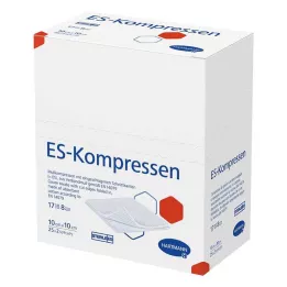 ES-KOMPRESSEN sterilni 10x10 cm 8-slojni, 25X2 kom