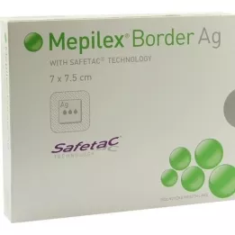 MEPILEX Granična ag Schaumverb.7x7.5 cm sterilna, 5 sati