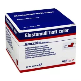 ELASTOMULL Pick -up color 6 cmx20 m fixing red, 1 pcs