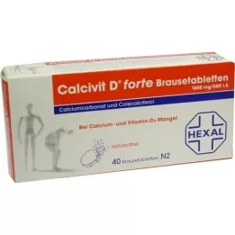 CALCIVIT D forte effervescent tablets, 40 pcs