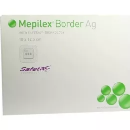 MEPILEX Border Ag Schaumverb.10x12.5 cm sterilni, 5 sati