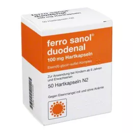 FERRO SANOL duodenalne tvrde kapsule s msr obloženim peletima, 50 kom