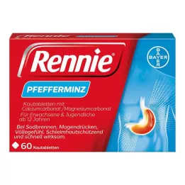 RENNIE Tablete za žvakanje, 60 kom