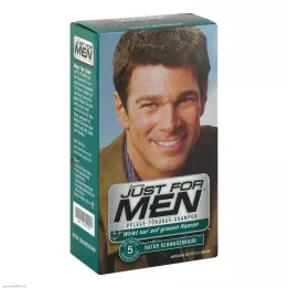 JUST Za muškarce zatamnjenja šampona crno smeđe boje, 60 ml