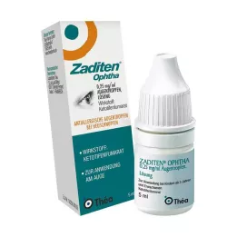 ZADITEN ophtha 0,25 mg/ml kapi za oko, 1X5 ml
