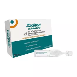 ZADITEN ophtha sine 0,25 mg/ml kapi za oko jednodozna, 20 kom