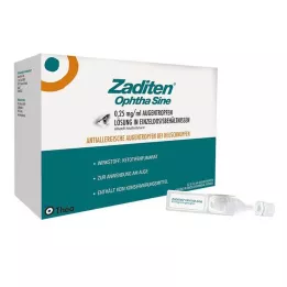ZADITEN ophtha sine 0,25 mg/ml kapi za oko jedna doza, 50 kom