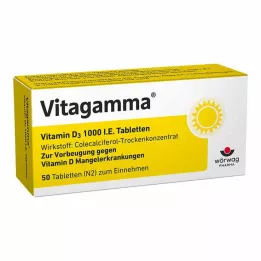 VITAGAMMA Vitamin D3 1.000 IU tablete, 50 kom