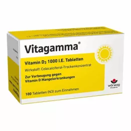 VITAGAMMA Vitamin D3 1.000 IU tablete, 100 kom