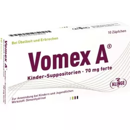 VOMEX Dječja Soupyositories 70 mg Forte, 10 ST