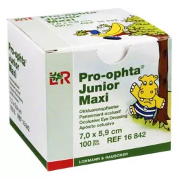 PRO-OPHTA Junior Maxi okluzijski kolnički kolnik, 100 ST