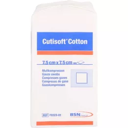 CUTISOFT Pamuk mali 7,5x7.5 cm Unsteril, 100 ST