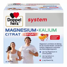 DOPPELHERZ Magnezij+kalij citrat sistem granule, 40 kom