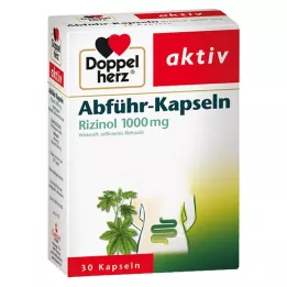 DOPPELHERZ Laksativne kapsule Rizinol 1.000 mg, 30 kom