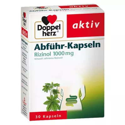 DOPPELHERZ Laksativne kapsule Rizinol 1.000 mg, 30 kom DOPPELHERZ Laksativne kapsule Rizinol 1.000 mg, 30 kom