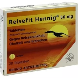 REISEFIT Hennig tablete od 50 mg, 20 sati