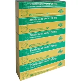 ZINKBRAUSE Verla 25 mg šumeće tablete, 100 ST