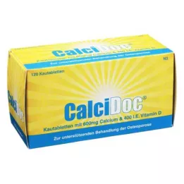 CALCIDOC Tablete za žvakanje, 120 kom