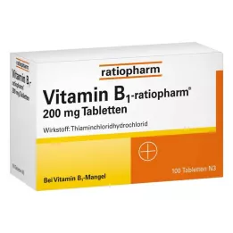 VITAMIN B1-RATIOPHARM 200 mg tablete, 100 kom